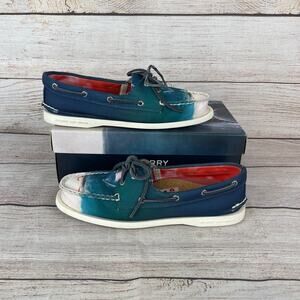 Sperry Top-Sider x Jaws Movie 2 Eye Shark Attack Women’s Boat Shoes Sz 9M